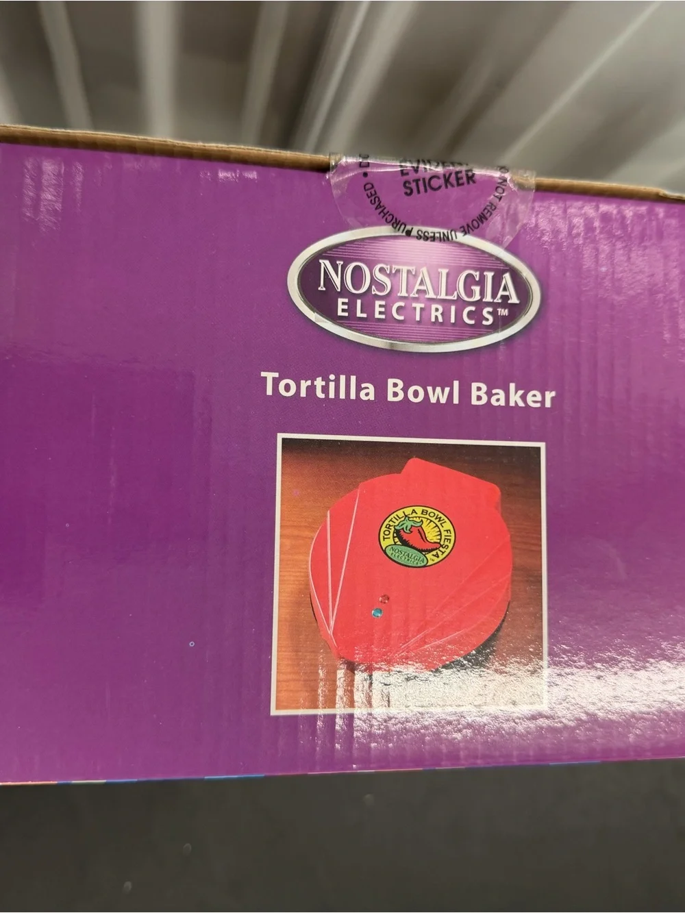 Nostalgia Electrics Tortilla Bowl Baker Taco Bowl